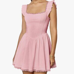 Cute Pink Mini Dress